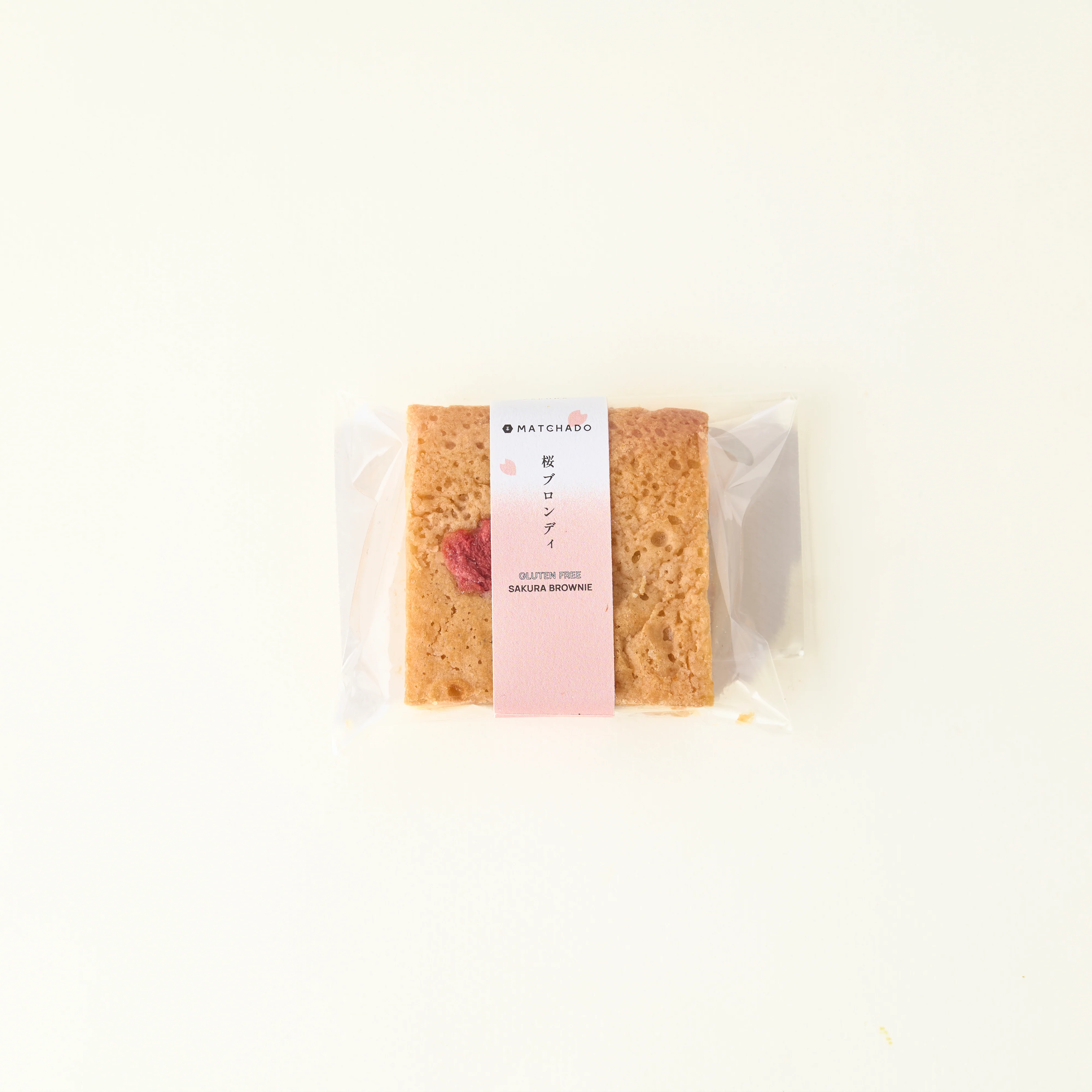 MATCHADO Gluten-Free Sakura Blondie (Spring Limited until 31st May) - Real Japanese Sakura - Soft & Buttery Floral Treat - Image 3