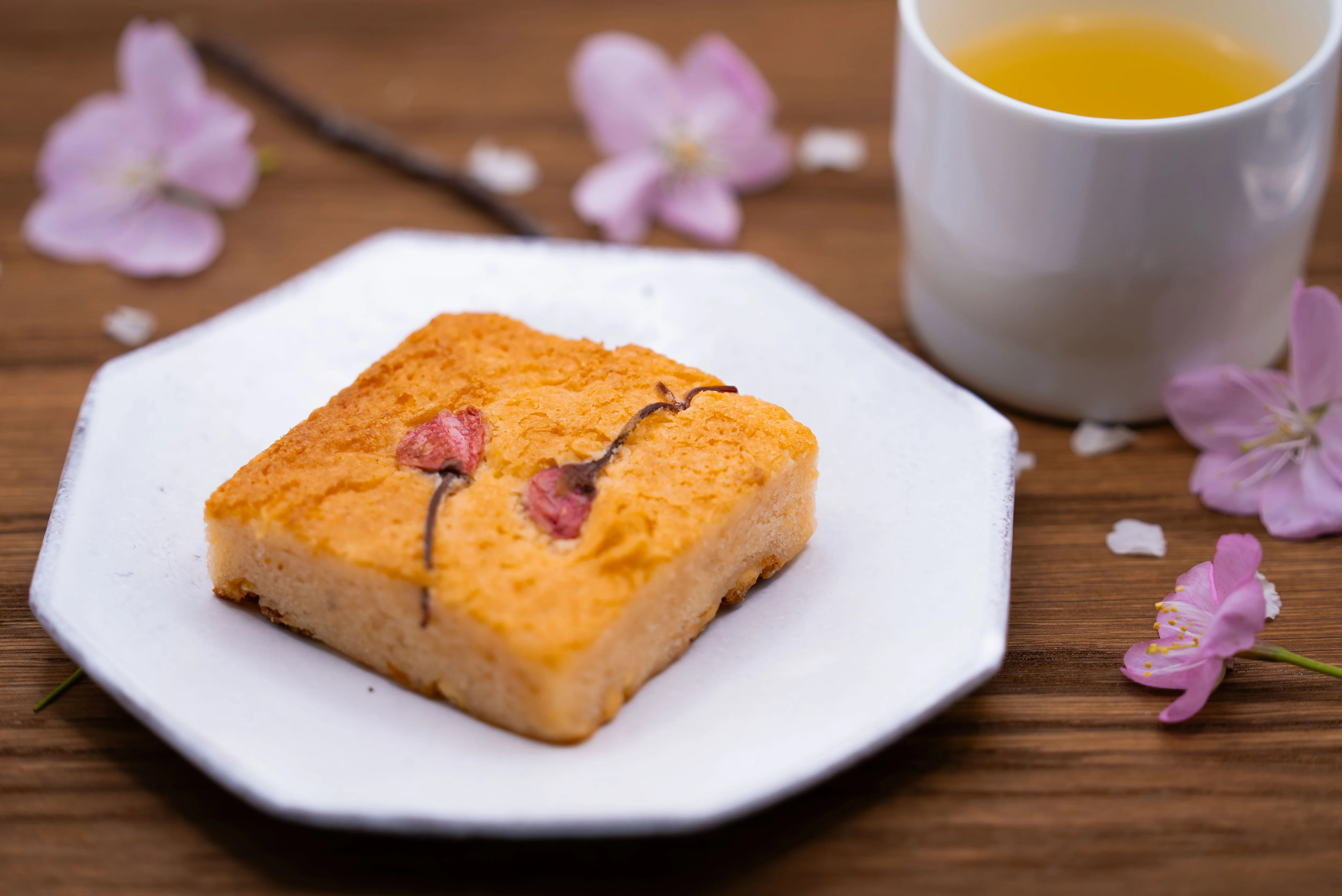 MATCHADO Gluten-Free Sakura Blondie (Spring Limited until 31st May) - Real Japanese Sakura - Soft & Buttery Floral Treat - Image 4