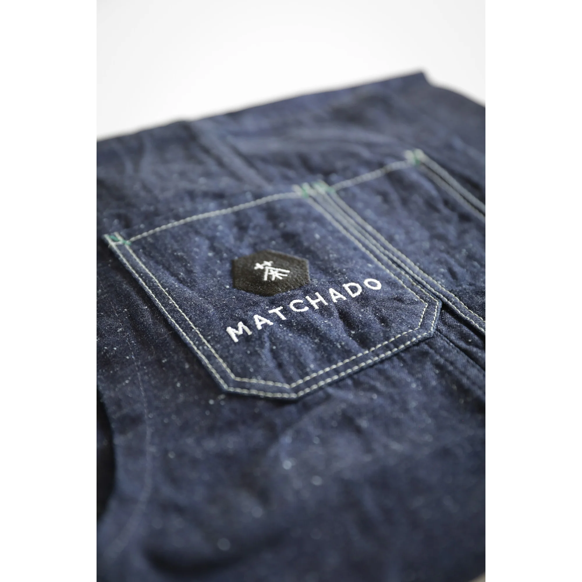 MATCHADO Japanese Denim Apron - Handmade in Okayama - Durable & Timeless Fade - Image 8