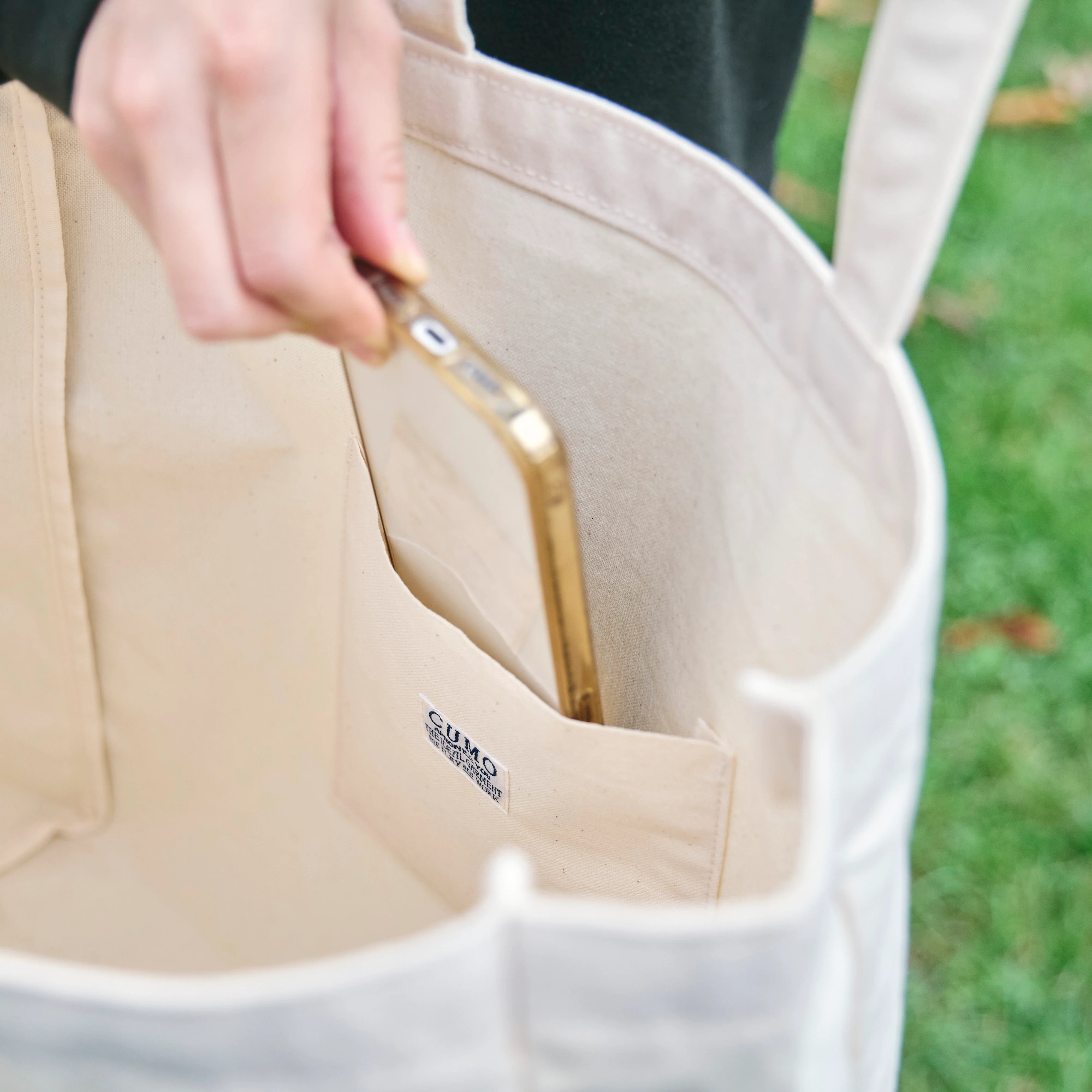 MATCHADO Canvas Bag - Premium Okayama Kojima Cotton - Durable & Timeless Japanese Craftsmanship - Image 4