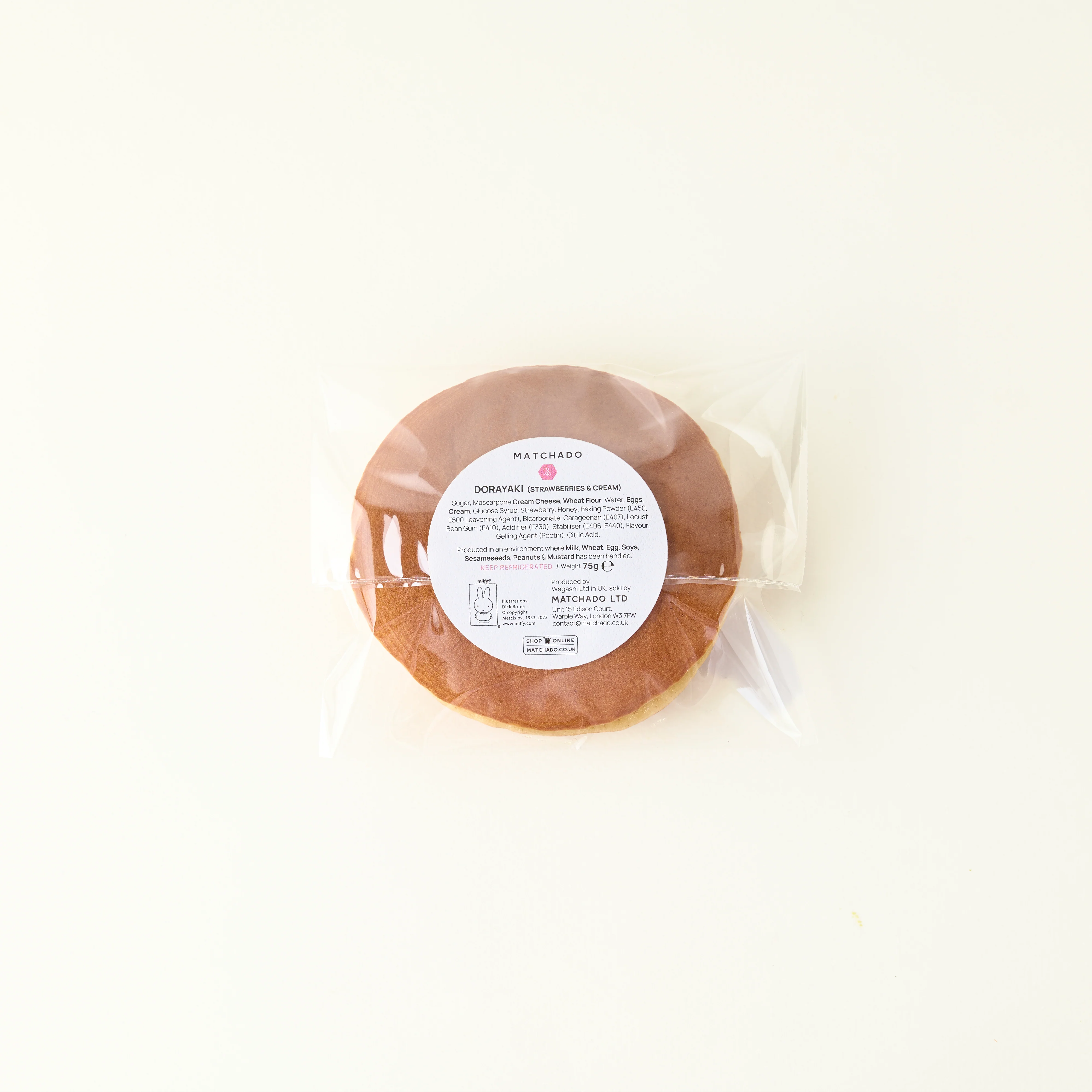 MATCHADO Miffy Strawberry Dorayaki - Authentic Japanese Pancake - Fluffy & Sweet Handmade Treat - Image 3
