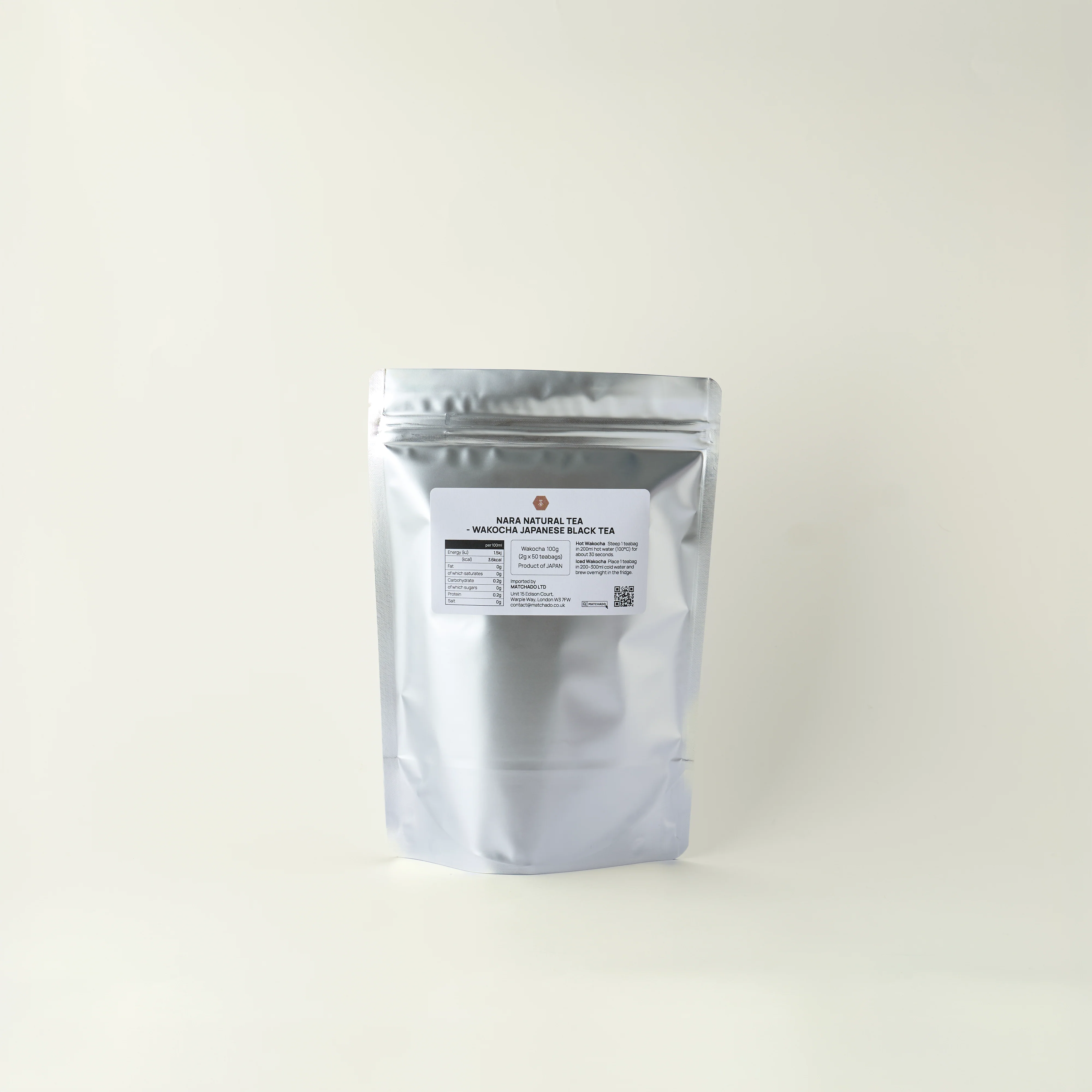 MATCHADO Nara Natural Tea - Wakocha Japanese Black Tea - Floral & Honey Aroma - Image 4