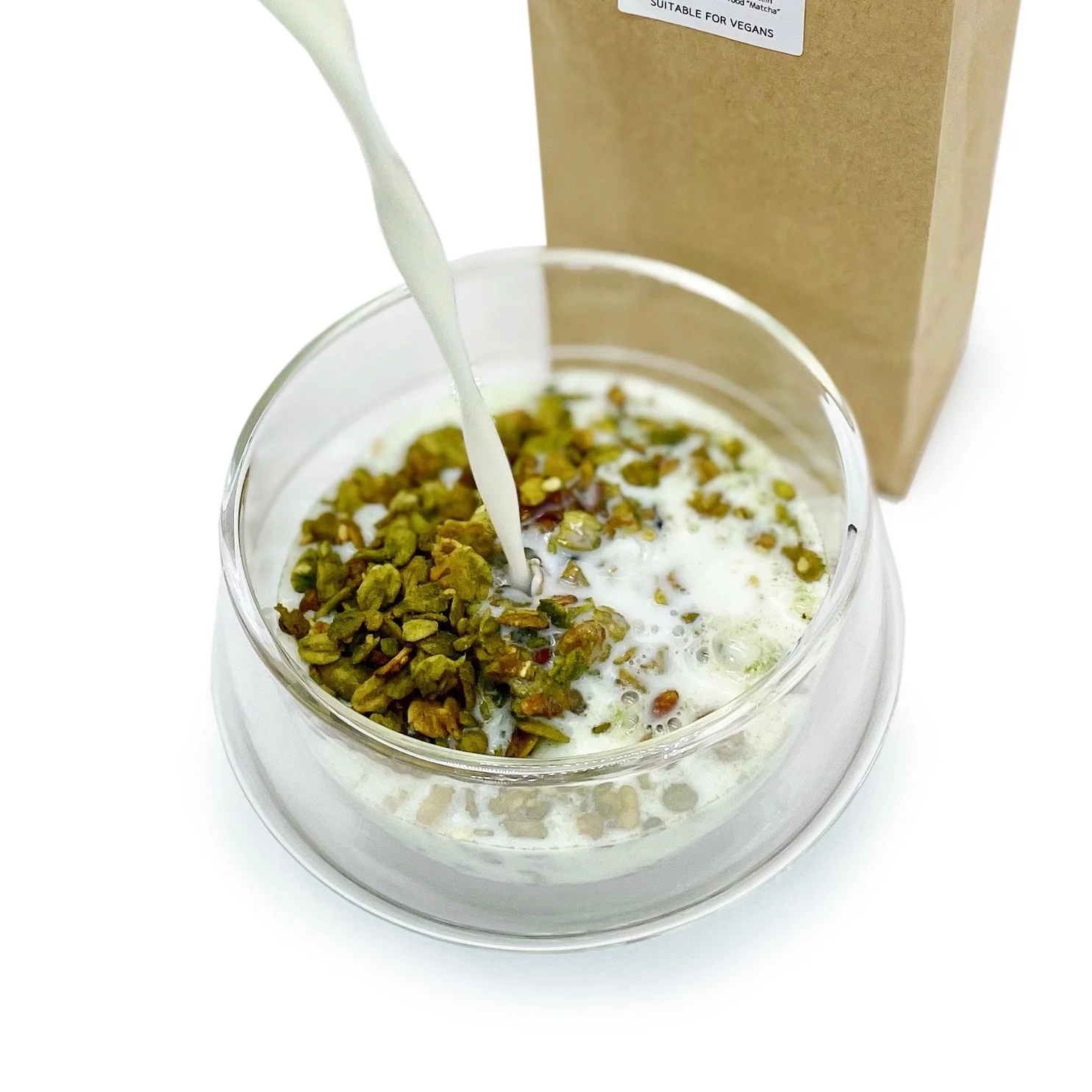 Vegan & Sugar Free Matcha Granola - Image 3