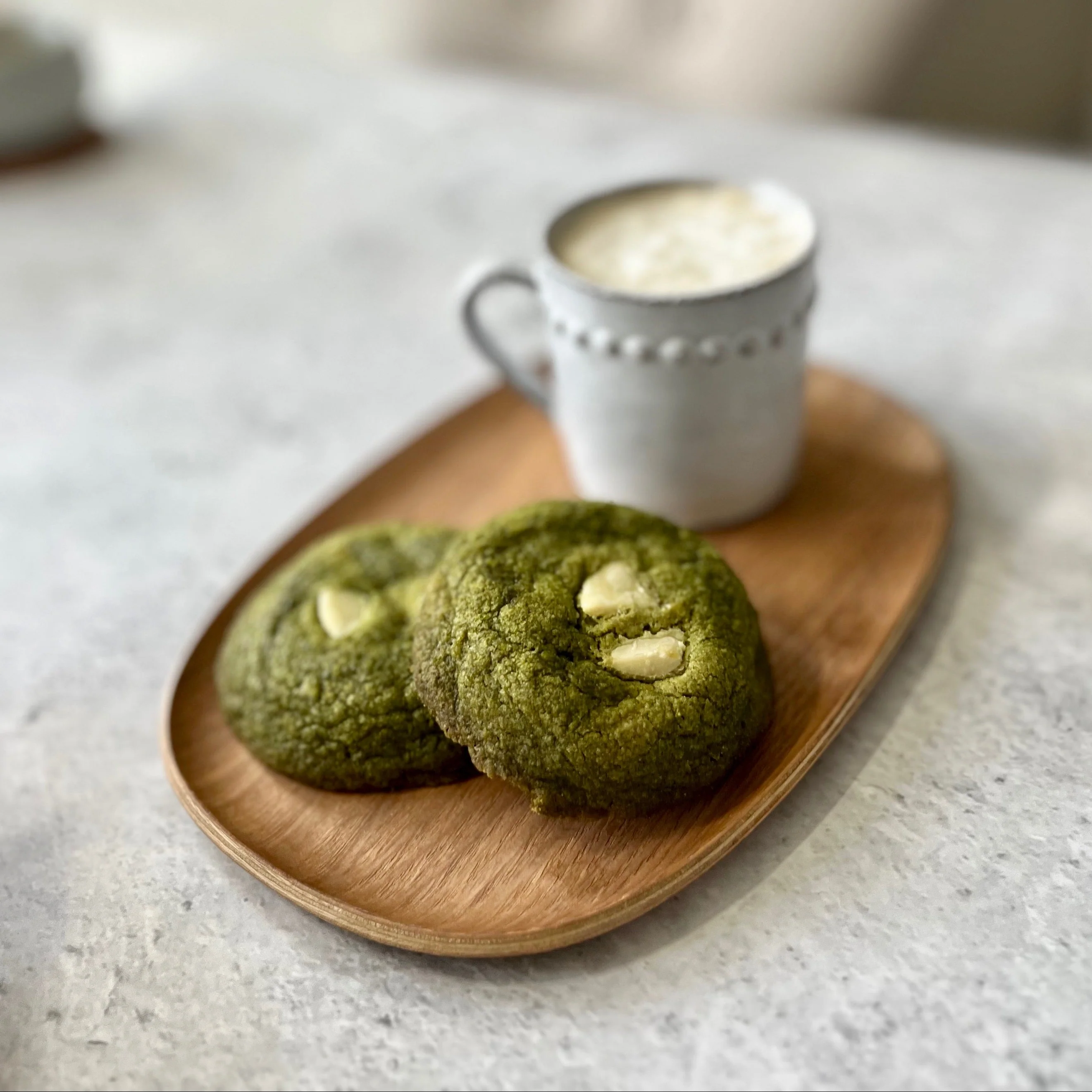 MATCHADO Vegan Matcha x White Chocolate Cookie (Wholesale) | 9 pcs per Pack - Image 3